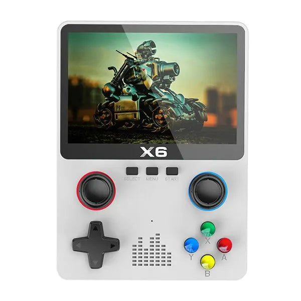 New X6 3.5Inch IPS Screen Handheld Game Player Dual Joystick 11 Simulators GBA Video Game Console for Kids Gifts
