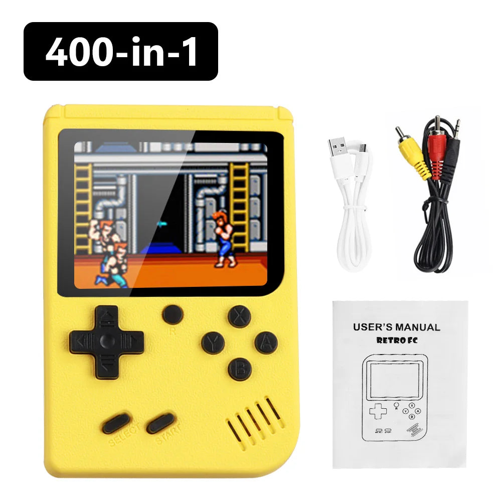 400 In 1 3 Inch LCD Video Toy Gaming Player Mini Handheld Games Toys Game Console For Kids Portable Game Playing Machine
