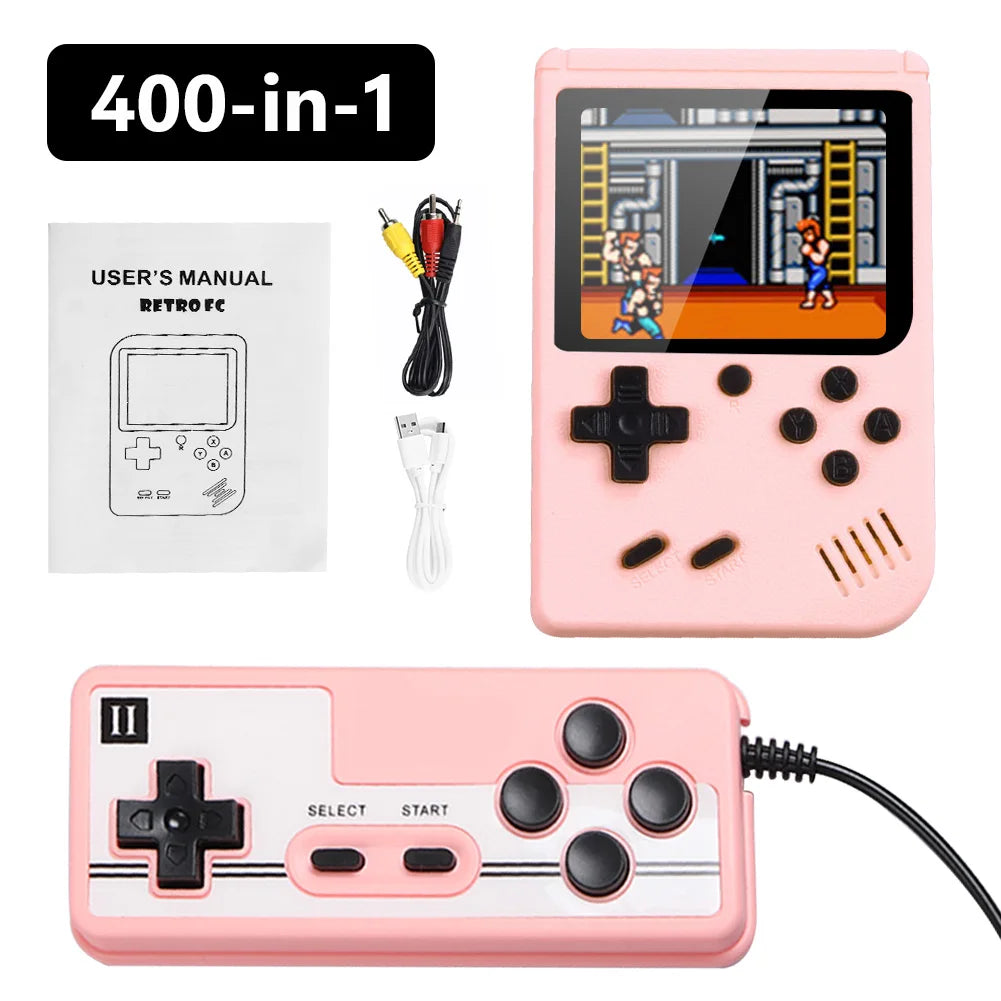 400 In 1 3 Inch LCD Video Toy Gaming Player Mini Handheld Games Toys Game Console For Kids Portable Game Playing Machine