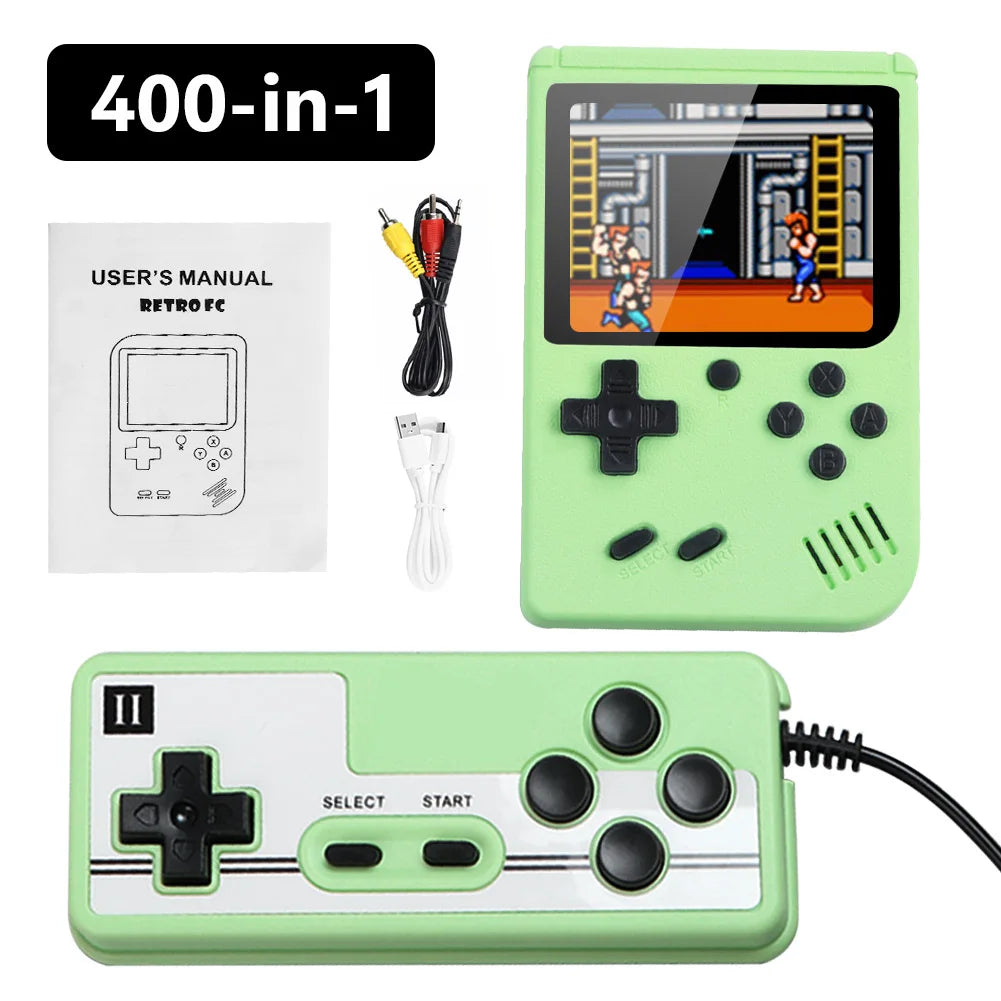 400 In 1 3 Inch LCD Video Toy Gaming Player Mini Handheld Games Toys Game Console For Kids Portable Game Playing Machine
