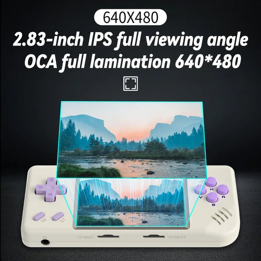 RG28XX Handheld Game Console 2.83'' IPS Screen HDMI Output Portable Video Player Ebook Reader Game Player Gift Mini A30