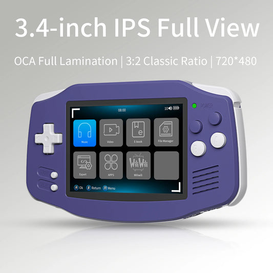 RG34XX 64 Bit Linux System Retro Handheld Game Player 3.4-inch IPS Screen HDMI-compatible 3500 mAh Video Game Console