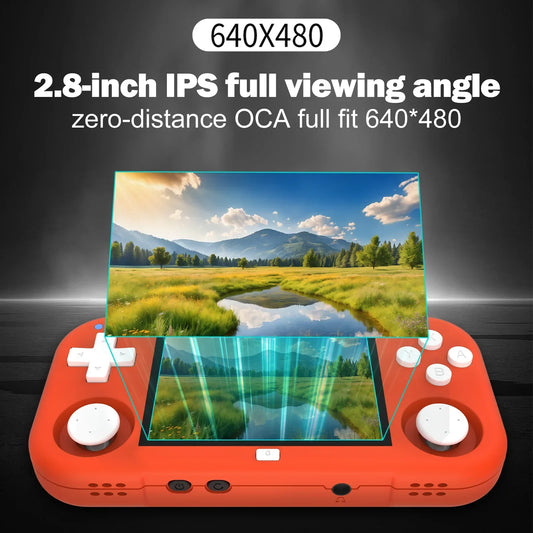 Ampown XU MINI M Handheld Game Console 2.8'' Screen Linux OS MINIM Retro Simulator Video Player Portable Console Children Gifts