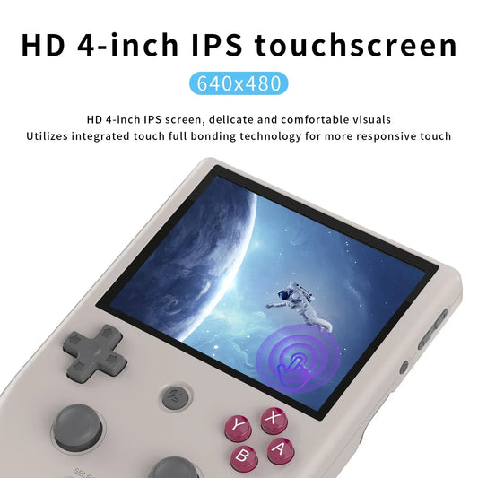 RG405V Handheld Game Console 4’’ Touch Screen Android12 Somatosensory Gyroscope Streaming Retro Game Console Kid's Gift