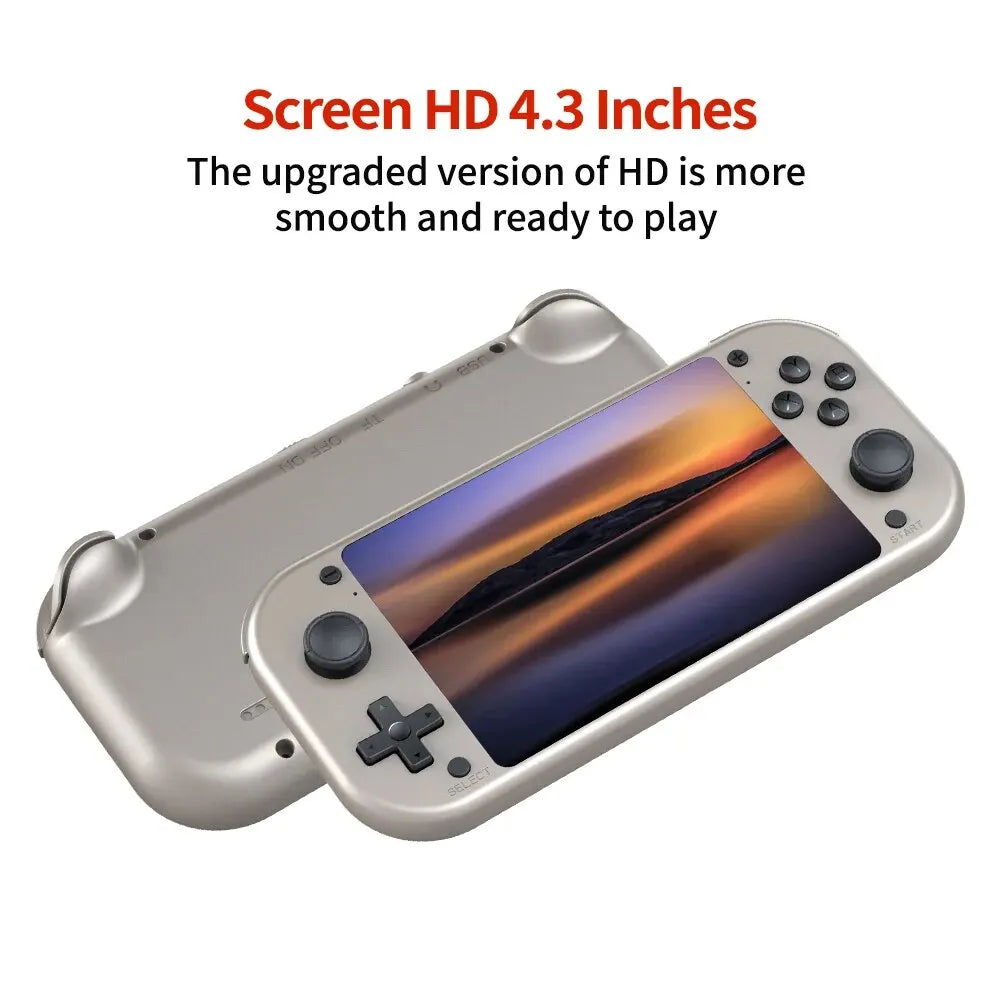 M17 Retro Handheld Video Game Console Open Source Linux System 4.3 Inch IPS Screen Portable Pocket Video Player for PSP