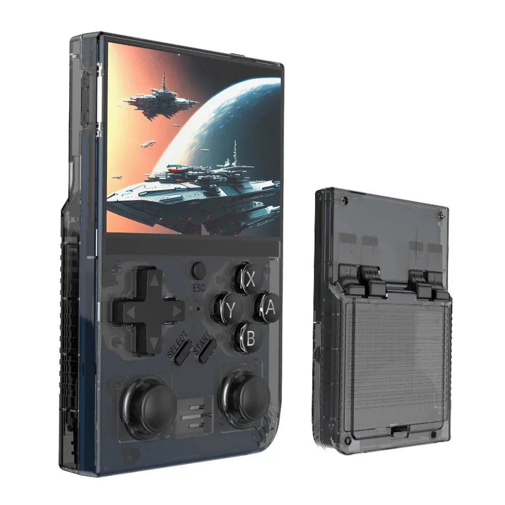 R35PlUS Retro Handheld Game Console 3.5 Inch Video Game Console Linux System Double Joystick Portable Pocket Video Player