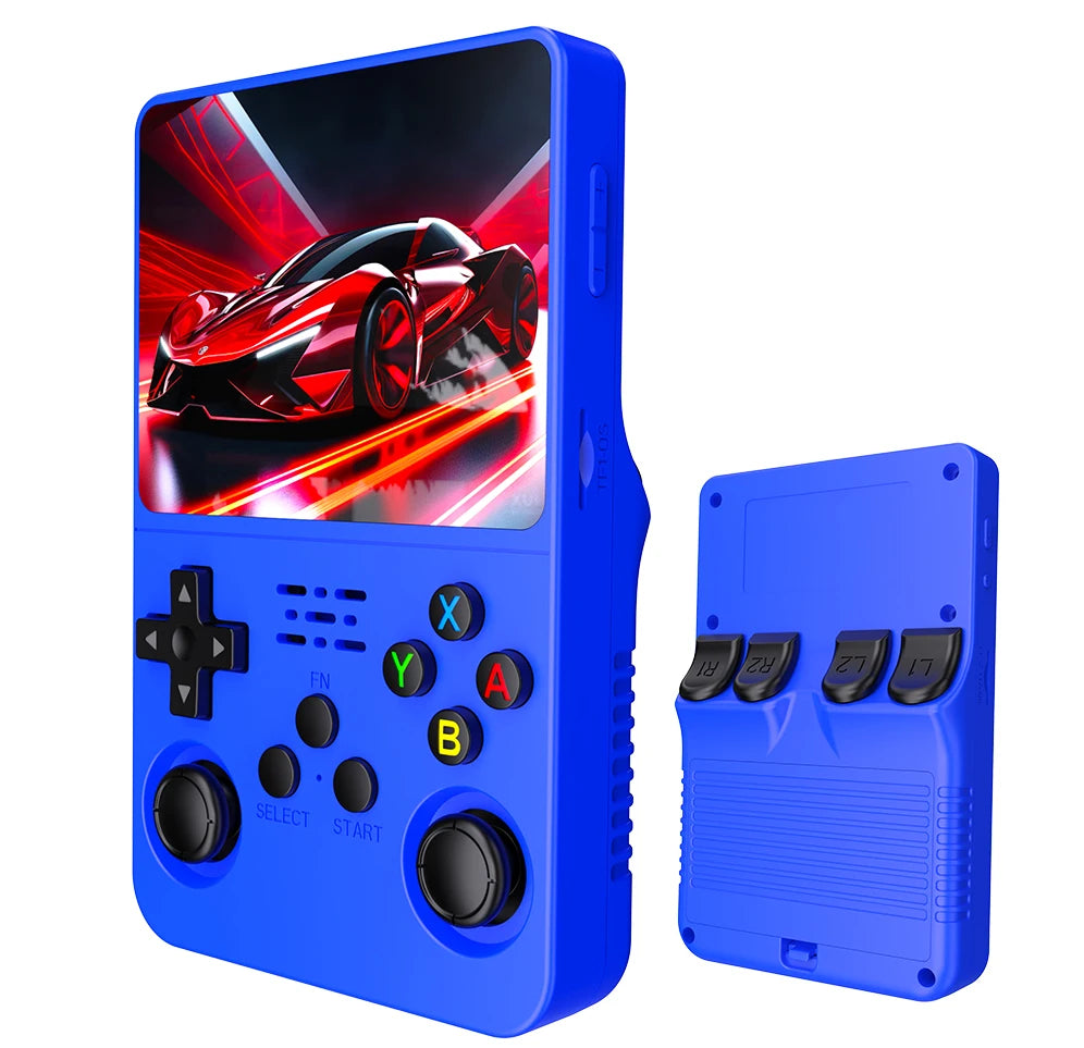 R36S Retro Handheld Video Game Console Linux System 3.5 Inch IPS Screen R35s Pro Portable Pocket Video Player 64GB Games