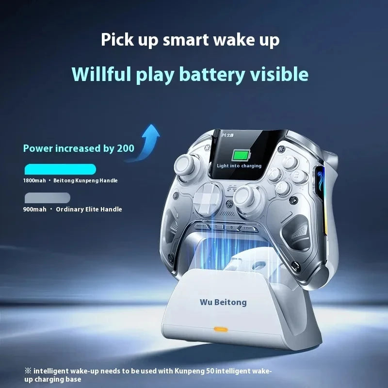 Beitong Kunpeng 50 Smart Wireless Gamepad Pc Bluetooth Joystick Controller Joystick 2 Inch Screen Steam Mobile Game controller