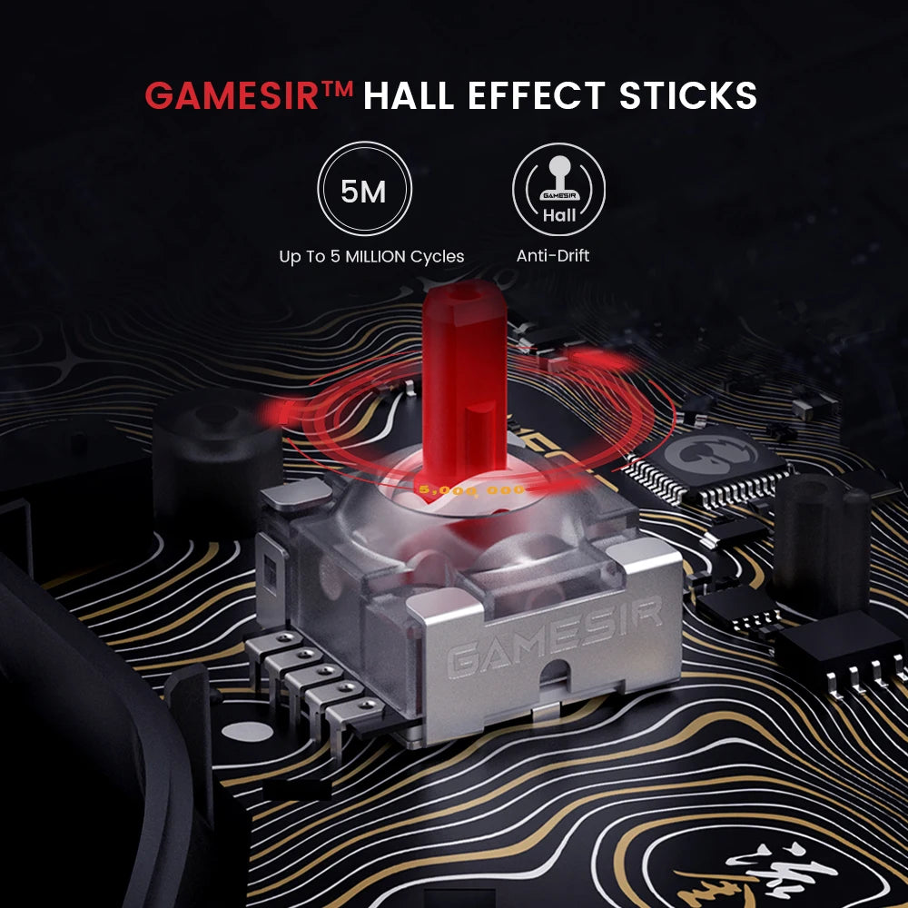GameSir Kaleid Flux Xbox Controller Hall Effect Gamepad for Xbox Series X, Xbox Series S, Xbox One game console