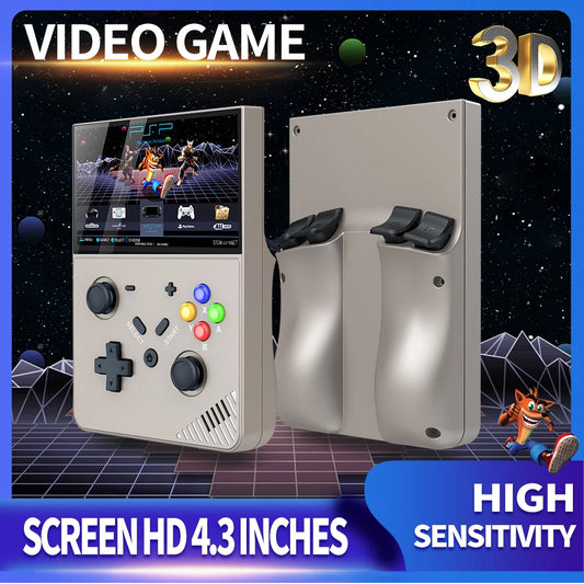 Hd 4.3-Inch Screen Original 3d Joystick Handheld Game Machine 3d Home 4k Hd Large Psp Ps1 Supports 25 Simulato