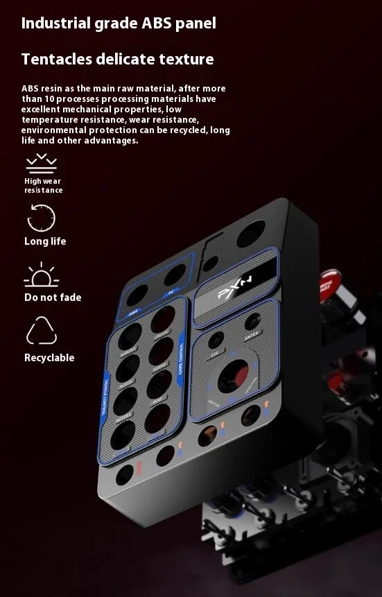 PXN CB1 Racing Simulator Multifunctional Key Control Box Central Control Box RGB EURO Truck Simulator Racing Custom Game Gift